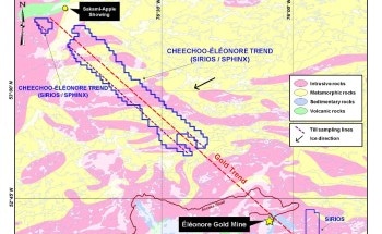 Exploration Work Begins at Cheechoo-Éléonore Trend Gold Project in Eeyou Istchee, Quebec
