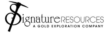Signature Resources Announces Results of Outcrop Sampling Program at Lingman Lake Gold Property