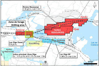 Commencement of Drilling Program by Tarku on its Admiral Gold Project