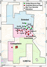 Chakana Announces 1.0% NSR Royalty Acquisition of Soledad Project, Peru