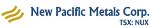 New Pacific Announces Diamond Drilling Program at RZY Silver-Lead-Zinc Exploration Project
