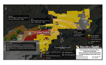 Drilling Begins at Manitou’s Wholly-Owned Goudreau Project