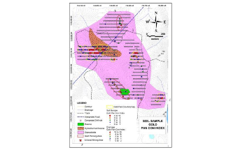 Angkor Resources Identifies Four New Anomalous Gold Targets at Andong Meas Property