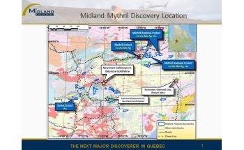 Midland Resumes Exploration Work on Mythril Project