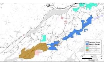 Canterra Signs Option Agreement to Acquire East Alder Gold Project