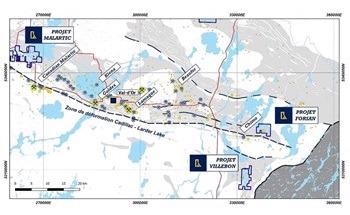 Pershimex Starts New Drilling Campaign on Villebon Property