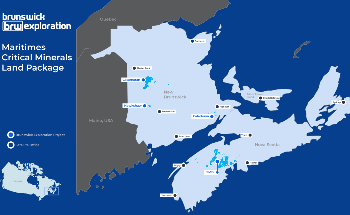 Brunswick Exploration Inc. Expands its Grassroot Lithium Portfolio with Additional Properties in Nova Scotia