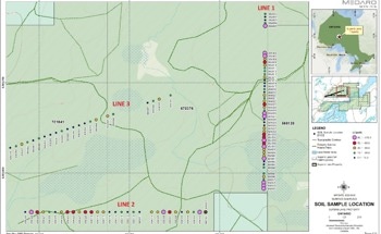 Medaro Mining Corp. Announces Soil Sampling Results