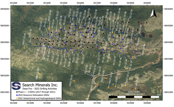 Search Minerals Announces Completion of Deep Fox Phase 4 Drill Program
