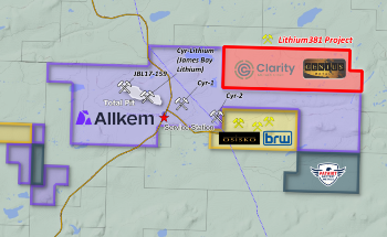 Clarity Metals Announces Exploration Efforts at the Lithium381 Property