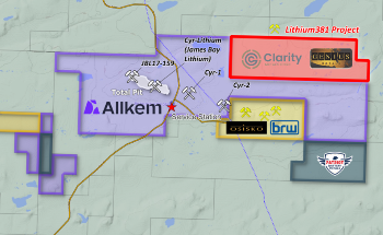Clarity Metals Corp. Offers Exploration Update of the Lithium381 Property