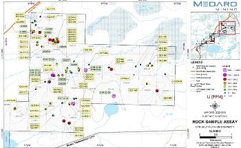 Lithium Pegmatites Identified at Medaro Mining’s CYR South Lithium Property