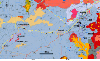 Brascan Gold Buys Land Package Close to Sigma Lithium