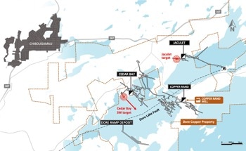 Doré Copper Mining Plans to Drill Multiple Copper-Gold Targets