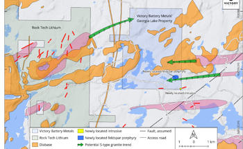 Victory Offers Update on Georgia Lake Lithium Property