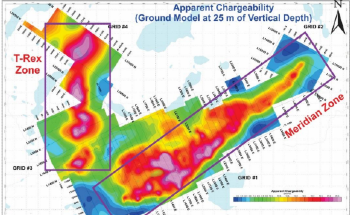 Stelmine Survey Discovers Meridian Zone Extending to the North at Mercator
