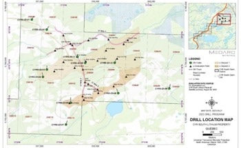 Medaro Mining Successfully Completes Diamond Drilling Program at CYR South Lithium Property