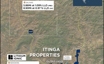 Lithium Ionic Acquires Final Stake in Salinas Lithium Project
