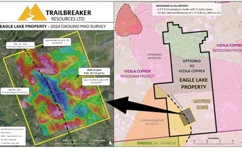 Trailbreaker Completes Magnetic Survey at Eagle Lake