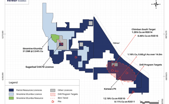 Patriot Resources Agreement to Acquire High-Grade Sugarloaf Copper Deposit in Zambia