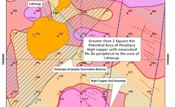 Cuprita Project Exhibits Classic Porphyry Copper Characteristics