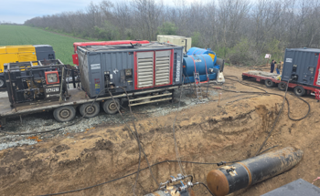 Atlas Copco's DrillAir Portable Air Compressors and High Pressure Boosters Support Pipeline Integrity in Romania