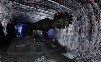 Transformer Network Enhances Underground Mining Image Resolution