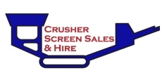 Crusher Screen Sales & Hire logo.