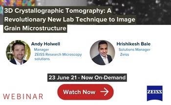 3D Crystallographic Tomography: A Revolutionary New Lab Technique to Image Grain Microstructure